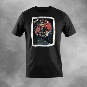 LL Vintage Photo - Mask Men (Black Tee)