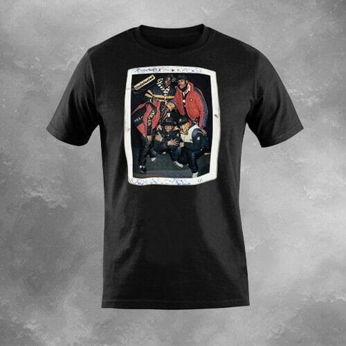LL Vintage Photo - Mask Men (Black Tee)