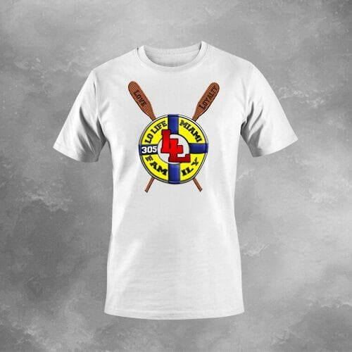 Miami Family Lifesaver (White Tee)