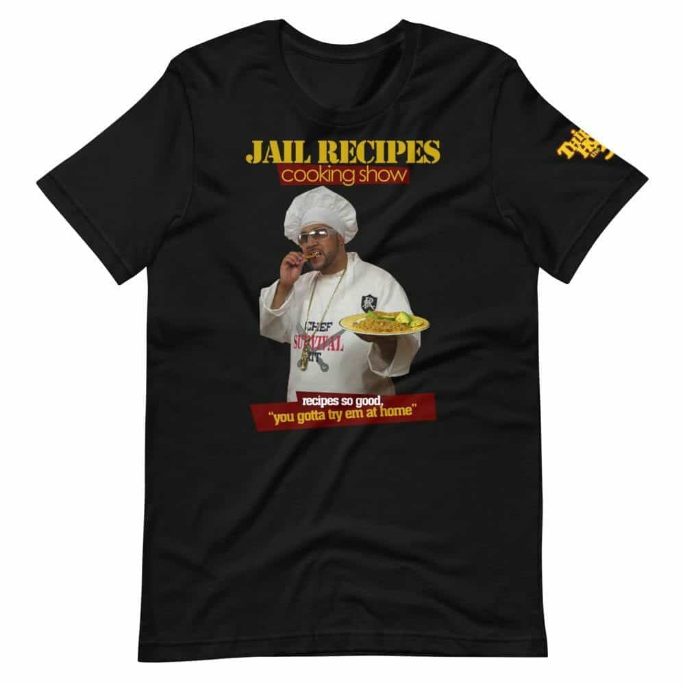 Jail Recipes (Black) Short-Sleeve Unisex T-Shirt